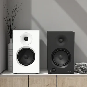 Z01 4 Inch Bass Studio Computer Speakers Monitor Mounted Passive Wooden Cabinet Speakers for Home Desktop PC