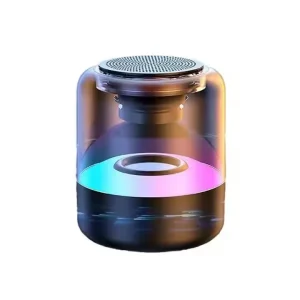 Z5 Mini Wireless BT Speaker Handsfree Dazzling Crack Colorful Clear Led Light Speaker With TF Aux FM