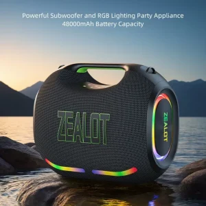 ZE21 250W Portable Wireless Bluetooth Speaker 48000mAh Waterproof IPX7 Outdoor with RGB LED TWS TF AUX EQ