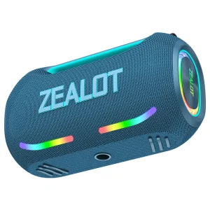 ZE41 250W Plastic RGB LED for Speaker with Rechargeable Battery and Wireless Mic Support for Home Theatre Outdoor