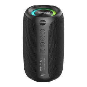 ZEALOT M2 8W Portable Speaker IPX7 Waterproof Deep Bass RGB Lights TWS Pairing for Home Outdoor Party Beach Birthday Gift