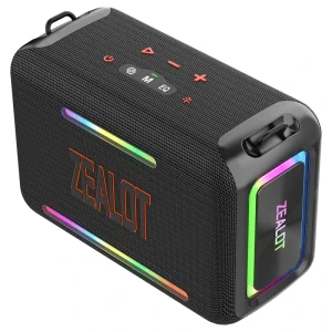ZEALOT S95 120W IPX6 Waterproof Speaker with Long Standby EQ Stereo Pair RGB Loud Outdoor Portable Speaker for Party