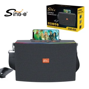 ZQS-825 4-inch Speaker Outdoor Portable Smart BT Speaker DJ Game Player Supports FM Function and Long Battery Life