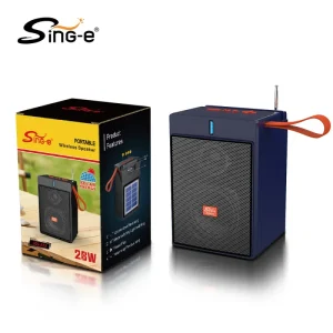 ZQS-833 Professional Portable RGB Lamp Stereo Speaker Dual Microphone 8″ Woofer Wireless Dual Mode