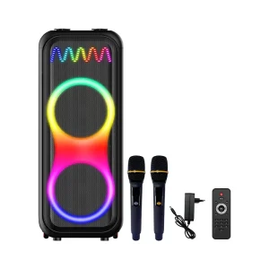 ZQS10212 OEM Party 120W 2×10 Inches Bass Sound Wireless Speaker for Outdoor