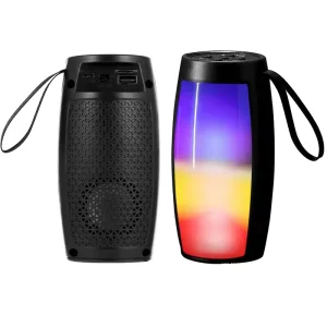 ZQS1202 Wireless Rechargeable Portable Subwoofer RGB LED Color Change Speaker Outdoor Music Sound