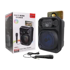 ZQS603 Family KTV Kids Adults RGB Light Music Outdoor Party Bt Wireless Portable Karaoke Speaker With Microphone