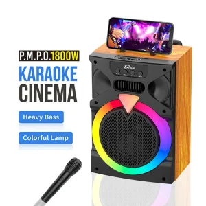 ZQS6167W 6.5 Inches Customized Portable Mini Speaker Wood Bluetooth Speaker for Mobile Phone