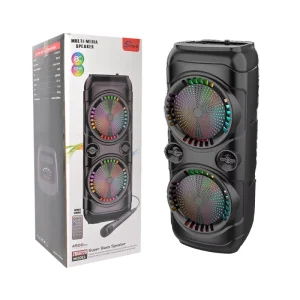 ZQS8229 Dual 8 Inch 30W High-Power Wireless Bt Karaoke Speaker KTV Microphone AUX Mobile Phone Parties
