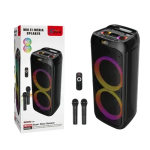 ZQS90201X Dual 10 Inch Outdoor PRO Subwoofer 50W DJ Karaoke Wireless Trolley Woofer Speaker