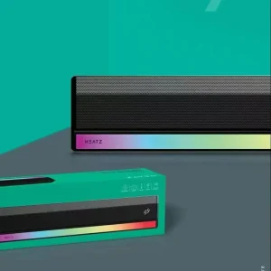 ZS25 Portable Wireless Speaker Sleek 14W Metal Soundbar With Battery Power Source