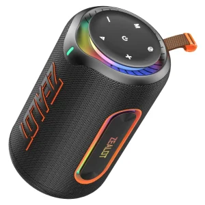 Zealot MP1 Portable Wireless Sub-woofer Boombox Waterproof Built-In Mic RGB LED Lighting USB Port 2-Speaker System