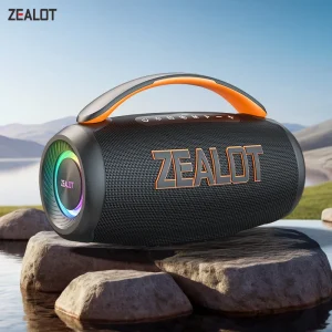 Zealot P12 60W Bass Subwoofer Wireless Blue Tooth Speaker High Power Stereo Waterpoof Portable IPX6 Waterproof