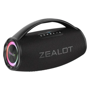 Zealot S97 80W Portable Bluetooth Speaker IPX6 Waterproof Outdoor Speaker with Optional Wireless Mics for Party & Square Dance