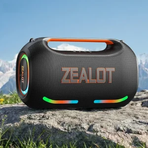 Zealot ZE41 250W Portable Outdoor Waterproof Party Speaker with 48000mAh Battery RGB LED Lights & Wireless