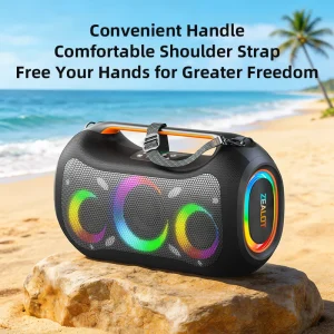 Zealot ZE51 250W Portable Outdoor Party Speaker with RGB Colorful Light AUX TWS APP Control TF Support Indoor Use