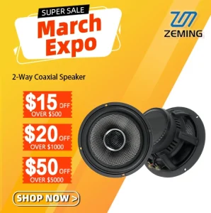 Zeming Audio 2-Way Car Audio Speaker High Performance 6.5 Inch Coaxial Car Speaker Clear Sound Quality