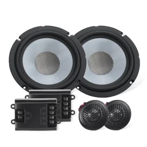Zeming Audio YS65202 2-Way Component Speaker 6.5 Inch Speaker Set for Car Audio Sound System