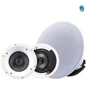 Zhiku 518BT Wired Battery Powered Home Theatre Ceiling Speaker 30W Output 4 Impedance 80Hz-20KHz Frequency Range