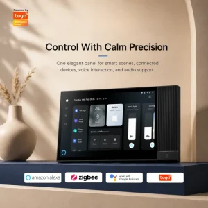 Zigbee Gateway Control 8 Inch HD Touch Screen Android 11 for IR App Wall Mount Tuya Alexa Smart Light Panels for Hotel