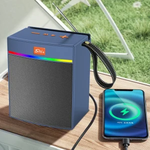 Zqs822 Weather Radio Subwoofer Generator Solar Charging Bicycle Travel Convenient Cool Outdoor DAB FM BT Sports Radio Speaker