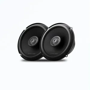 for FIT-6F 6.5-Inch Iron Coaxial 2-Way 4 Ohms Car Speakers with Tweeter DC 12V 1-Year Warranty Black for Retrofit/Upgrade