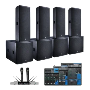 pa Systems Public Address System for Discos Active Speaker with Dsp and Sound Back